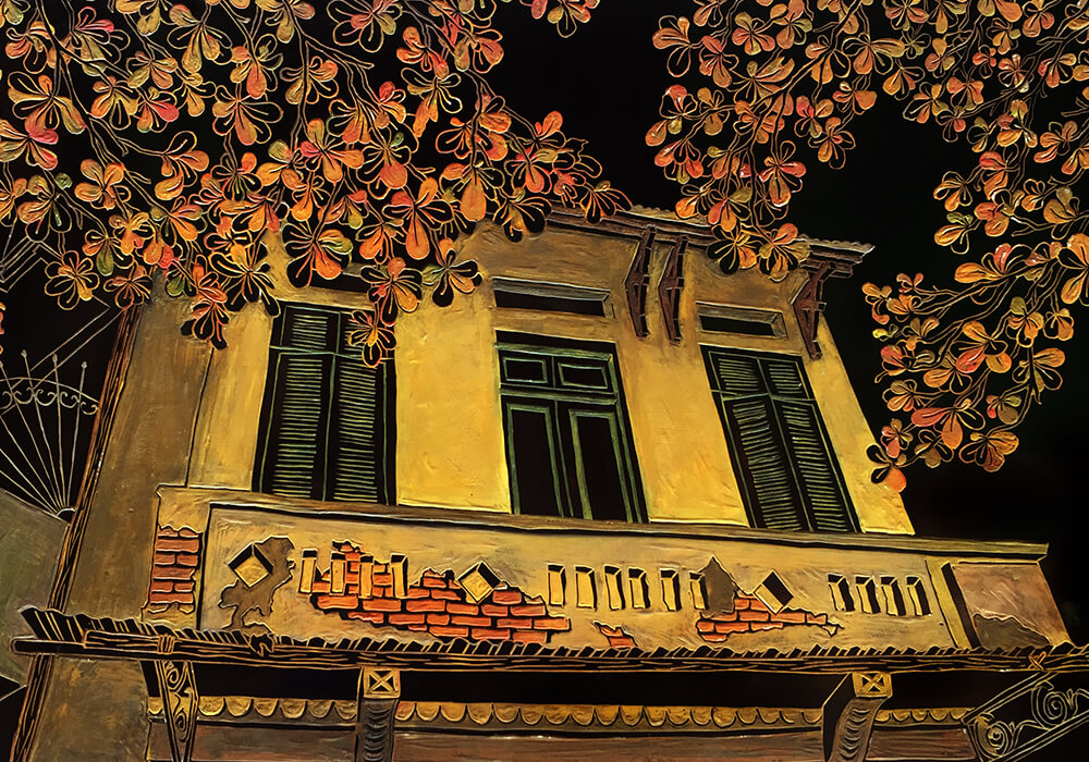 Behind the Autumn Leaves