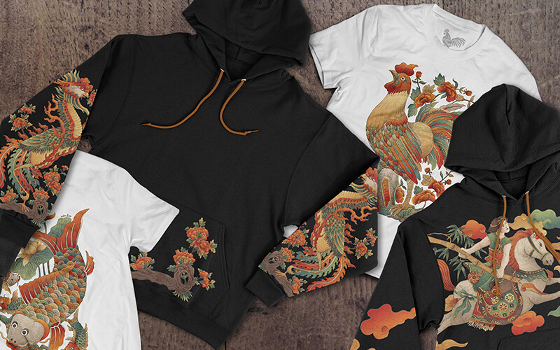 Xuân Lam x Tired City – “Folk Paintings”  Collection